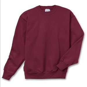 Wine Boys Youth ComfortBlend EcoSmart Crewneck